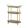 Antique Gold Bar Cart 2 Antique Gold Bar Cart -Furniture Store 302205 signature 01