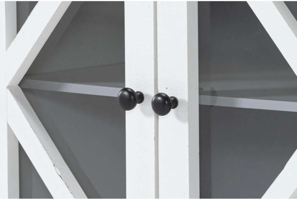 Sinclair White 58" Corner Tv Stand 7 Sinclair White 58" Corner Tv Stand - Image 5