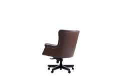 Beau Brown Leather Office Chair -Furniture Store 303549 brown leather office chair back 82