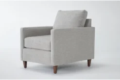 Santana Dove Chair -Furniture Store 303740 grey fabric chair detail 44