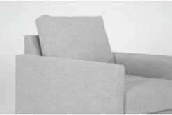 Santana Dove Chair -Furniture Store 303740 grey fabric chair detail 45