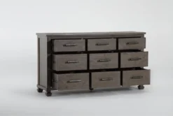 Caden 9-Drawer Dresser 12 Caden 9-Drawer Dresser -Furniture Store 303917 natural wood dresser detail 44