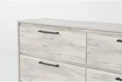 Baylie White 6 Drawer Dresser 11 Baylie White 6 Drawer Dresser -Furniture Store 303933 white mdf dresser detail 45