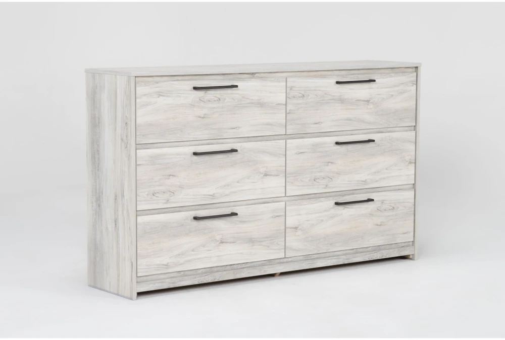 Baylie White 6 Drawer Dresser 4 Baylie White 6 Drawer Dresser - Image 2