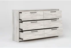 Baylie White 6 Drawer Dresser 9 Baylie White 6 Drawer Dresser -Furniture Store 303933 white mdf dresser side 19