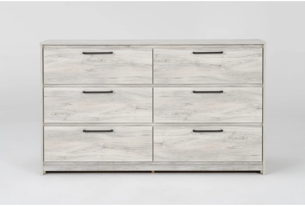 Baylie White 6 Drawer Dresser 3 Baylie White 6 Drawer Dresser