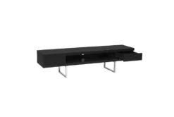 Alvertsone Black 63" Tv Stand -Furniture Store 303996 black mdf media console detail 45
