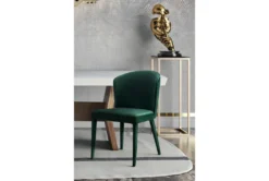Marry Forest Green Velvet Dining Chair -Furniture Store 304623 green fabric dining chair room 85