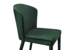 Marry Forest Green Velvet Dining Chair -Furniture Store 304623 green fabric dining chair side 14