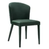 Marry Forest Green Velvet Dining Chair -Furniture Store 304623 green fabric dining chair signature 01