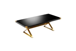 Adeline Black Lacquer 95" Dining Table -Furniture Store 304675 black wood dining table detail 46