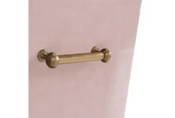 Trix Blush Velvet Dining Chair -Furniture Store 304680 pink fabric dining chair detail 44