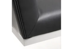 Helen Black Stainless Steel Counter Stool Set Of 2 -Furniture Store 304738 black fabric counter height stool detail 45