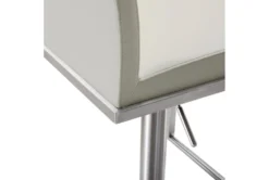 Amal Light Grey Stainless Steel Adjustable Barstool -Furniture Store 304748 grey fabric bar stool detail 45