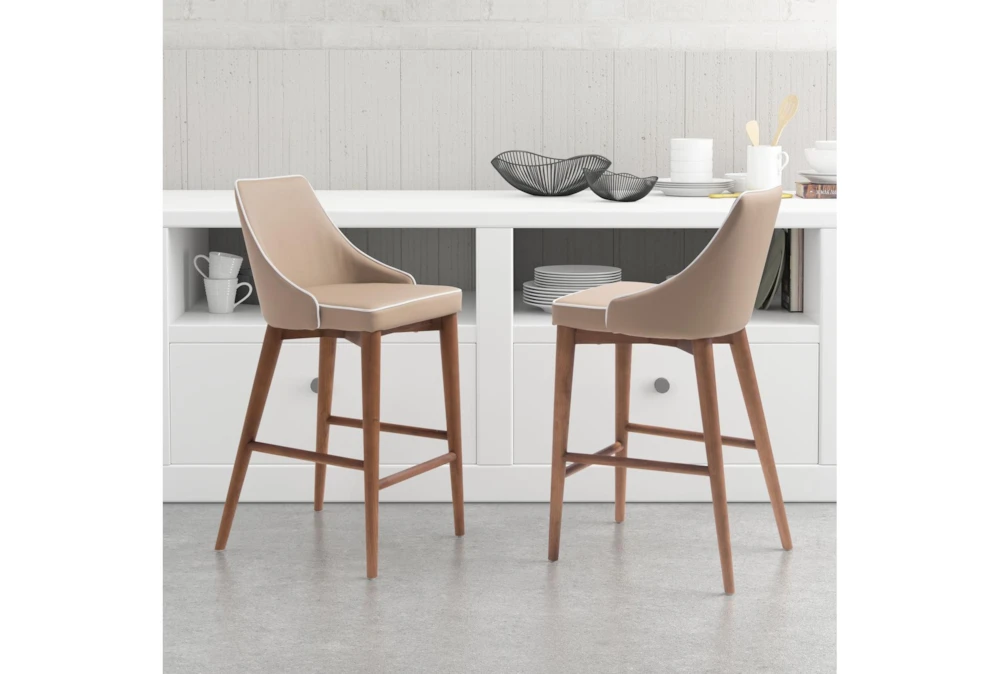 Moore Beige Counter Stool 10 Moore Beige Counter Stool - Image 8