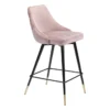 Piccol Pink Counter Stool -Furniture Store 304817 metal signature 01
