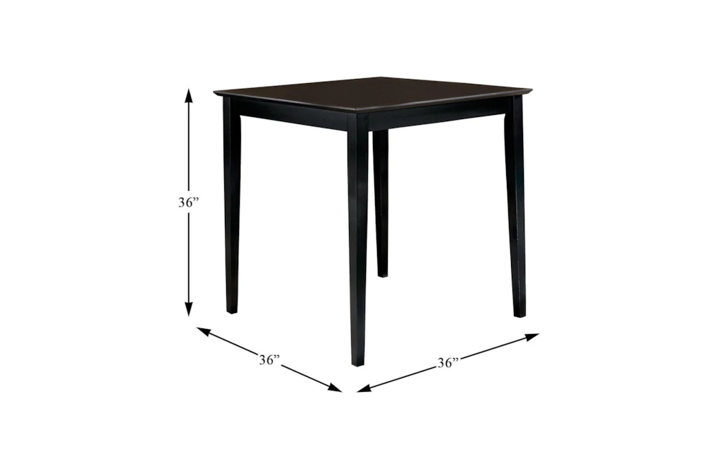 Marcel Black 36" Counter Set For 4 6 Marcel Black 36" Counter Set For 4 - Image 4