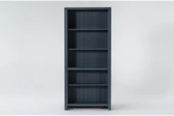 Furniture Store -Furniture Store 304930 blue wood bookcase front 02