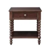 Spindle Brwn 1-Drawer Nightstand -Furniture Store 304947 signature 01