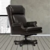 Lowry Brown Leather Desk Chair -Furniture Store 305251 brown leather office chair signature 01