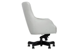 Glendower Leather Desk Chair -Furniture Store 305254 white leather office chair detail 44