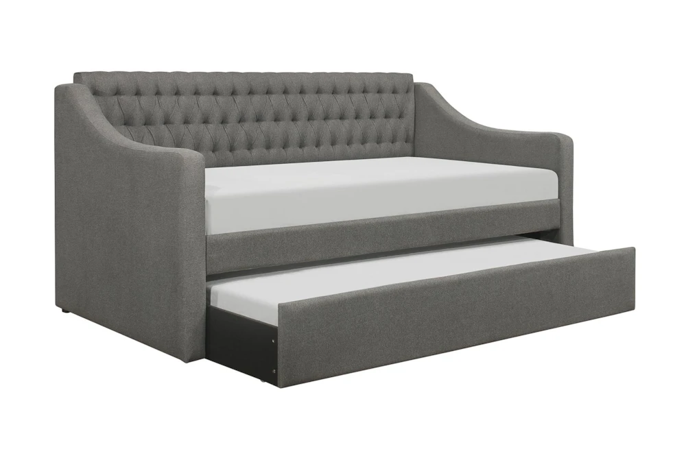 Filmore Twin Upholstered Daybed With Trundle 3 Filmore Twin Upholstered Daybed With Trundle