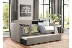 Wichfield Grey Twin Daybed With Trundle 13 Wichfield Grey Twin Daybed With Trundle -Furniture Store 305490 grey fabric daybed room 86