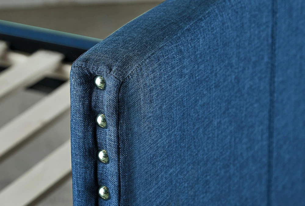 Tulney Blue Twin Upholstered Daybed With Trundle 14 Tulney Blue Twin Upholstered Daybed With Trundle - Image 12