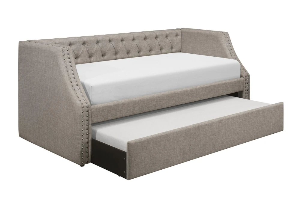 Freya Twin Upholstered Daybed With Trundle 3 Freya Twin Upholstered Daybed With Trundle