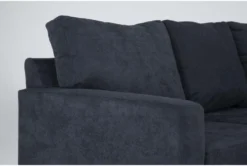 Aramis Midnight Blue 83" Queen Sleeper Sofa -Furniture Store 305965 blue fabric sleeper detail 45