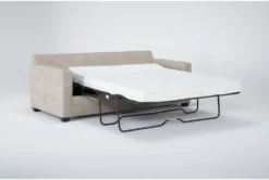 Aramis Cream 75" Full Sleeper Sofa -Furniture Store 305988 beige fabric sleeper side 19
