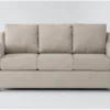 Porthos Cream 72" Full Sleeper Sofa