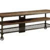 Bennie 65" Tv Stand -Furniture Store 306182 brown wood media console signature 01