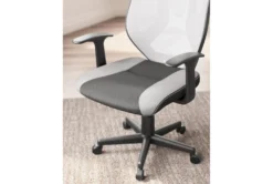 Genesee Light Gray & Black Mesh Office Chair -Furniture Store 306206 grey multi media office chair detail 44