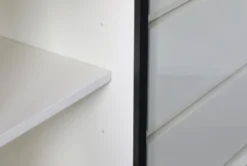 White 3 Drawer 2 Door Sideboard -Furniture Store 307279 white wood cabinet detail 47