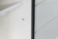 White 3 Drawer 2 Door Sideboard -Furniture Store 307279 white wood cabinet detail 48