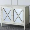 Antique White Reclaimed Pine 2 Door Sideboard 1 Antique White Reclaimed Pine 2 Door Sideboard -Furniture Store 307349 white reclaimed wood cabinet signature 01