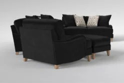 Abigail IV Sofa/Loveseat/Chair/Ottoman Set -Furniture Store 307515 grey fabric living room set side 19