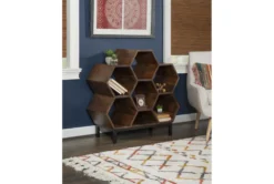 Denslowe Bookshelf -Furniture Store 307730 brown wood bookcase room 85