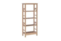 Urbano Driftwood Bookcase -Furniture Store 307923 brown wood bookcase back 84