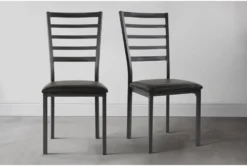 Erwin Ladder Back Dining Chair -Furniture Store 307979 black metal dining chair room 86