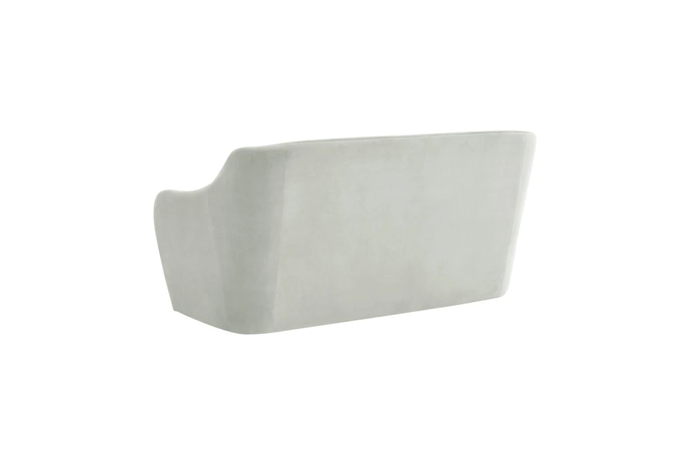 Layne Light Grey Velvet 65" Loveseat 7 Layne Light Grey Velvet 65" Loveseat - Image 5