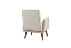 Morgan Accent Chair -Furniture Store 309561 beige wood accent chair back 82
