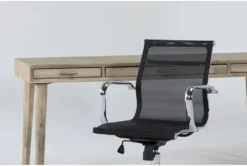 Allen Computer Desk + Wendell Office Chair -Furniture Store 309618 black metal desk and chair set detail 44