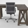 Jaxon Grey Corner Desk+ Moby Grey High Back Rolling Office Chair -Furniture Store 309891 grey wood desk and chair set signature 01