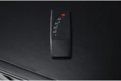 Linette 84" Fireplace Tv Stand -Furniture Store 310197 black wood media console detail 45