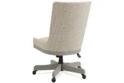 Seybert Grey Upholstered Desk Chair -Furniture Store 310644 grey polyester office chair back 82
