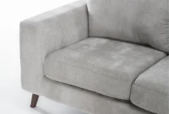 Canela II Dove Loveseat -Furniture Store 311803 grey fabric loveseat detail 44
