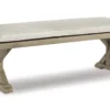 Beachside Outdoor Bench With Cushion -Furniture Store 311883 brown multi media dining bench signature 01