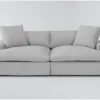 Utopia Modular 96" Oversized Double Chaise -Furniture Store 312328 grey fabric sectional signature 01